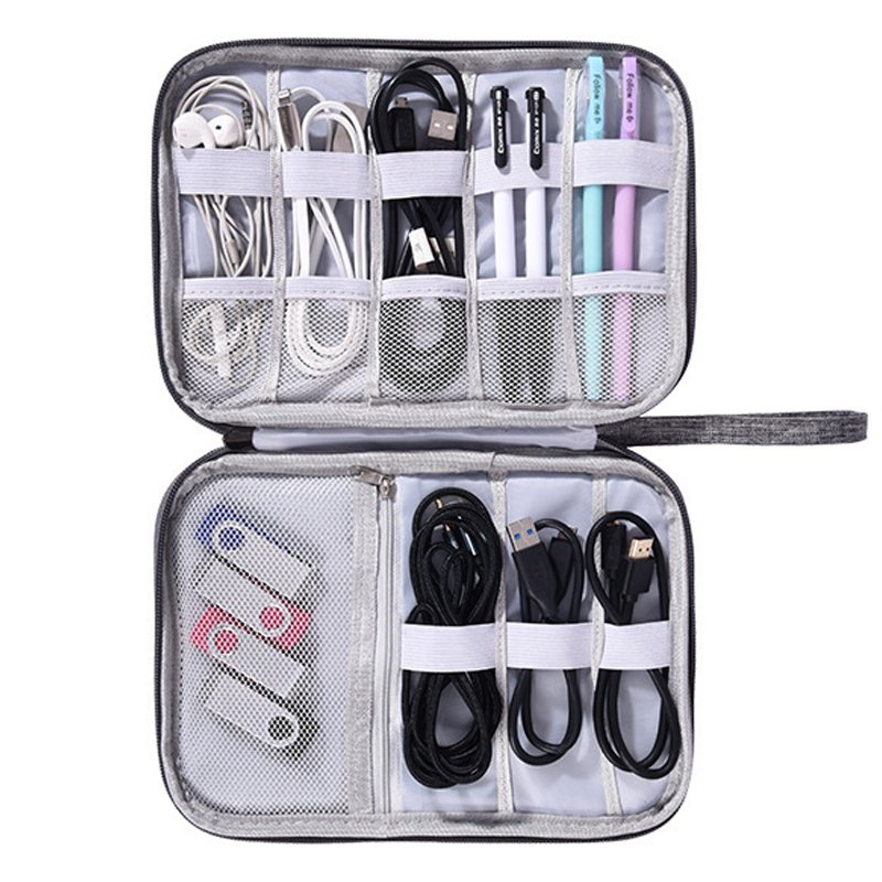 M003A  ORGANIZER PODRÓŻNY TORBA ETUI NA KABLE ŁADOWARKI -S127