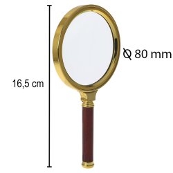 N293   LUPA KLASYCZNA RĘCZNA SZKŁO POWIĘKSZAJĄCE SOCZEWKA -O350   (❗❗❗❗ 30SZT. W KARTONIKU ❗❗❗❗)