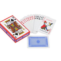 M002D    KARTY DO GRY ZESTAW KART POKER POWLEKANE 54SZT-niebieskie D054 ❗️❗️1 TALIA❗️❗️