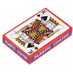 M002D    KARTY DO GRY ZESTAW KART POKER POWLEKANE 54SZT-niebieskie D054 ❗️❗️1 TALIA❗️❗️