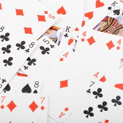 M002D    KARTY DO GRY ZESTAW KART POKER POWLEKANE 54SZT-niebieskie D054 ❗️❗️1 TALIA❗️❗️