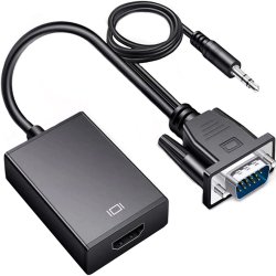 M000   KABEL ADAPTER VGA HDMI FULL HD D-SUB PRZEWÓD AUDIO -E394