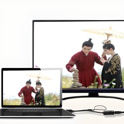 M000   KABEL ADAPTER VGA HDMI FULL HD D-SUB PRZEWÓD AUDIO -E394