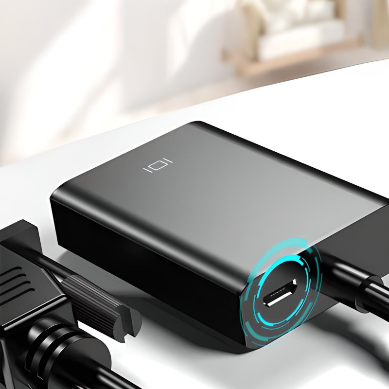 M000   KABEL ADAPTER VGA HDMI FULL HD D-SUB PRZEWÓD AUDIO -E394