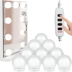 M004A   LAMPKI ŚWIATEŁKA LED NA LUSTRO TOALETKI MAKIJAŻ 10 -E543