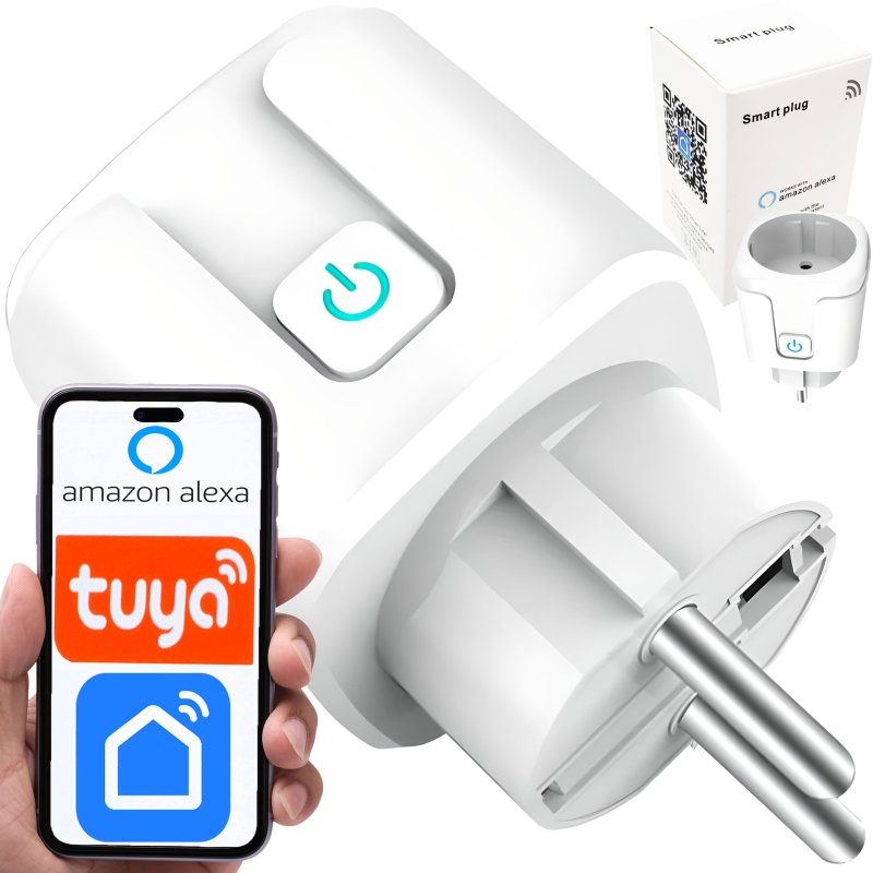 N252  GNIAZDKO INTELIGENTNE STEROWANE WiFi ANDROID TUYA -E562
