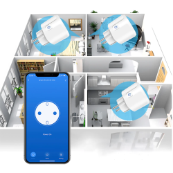 N252  GNIAZDKO INTELIGENTNE STEROWANE WiFi ANDROID TUYA -E562