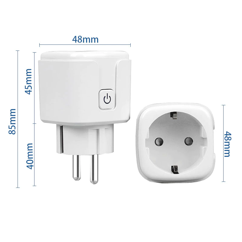 N252  GNIAZDKO INTELIGENTNE STEROWANE WiFi ANDROID TUYA -E562