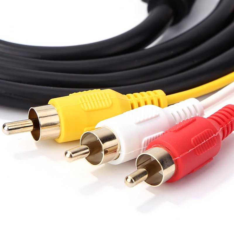 M003C  KABEL ADAPTER PRZEWÓD HDMI DO 3x RCA CINCH AUDIO -E383