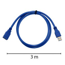 M000   KABEL PRZEDŁUŻKA USB 3.0 PRZEDŁUŻACZ EKRANOWANY 3M -E390