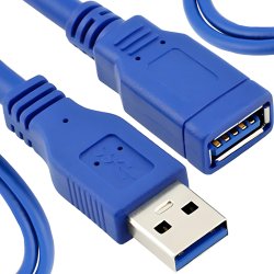 N280 KABEL PRZEDŁUŻKA EKRANOWANY WTYK USB 3.0 1,5 M -E391