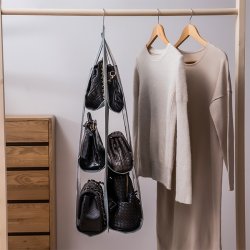 M002A   ORGANIZER DO SZAFY NA TOREBKI TOREBEK BUTY WIESZAK -O395