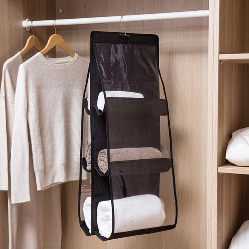 M002A   ORGANIZER DO SZAFY NA TOREBKI TOREBEK BUTY WIESZAK -O395