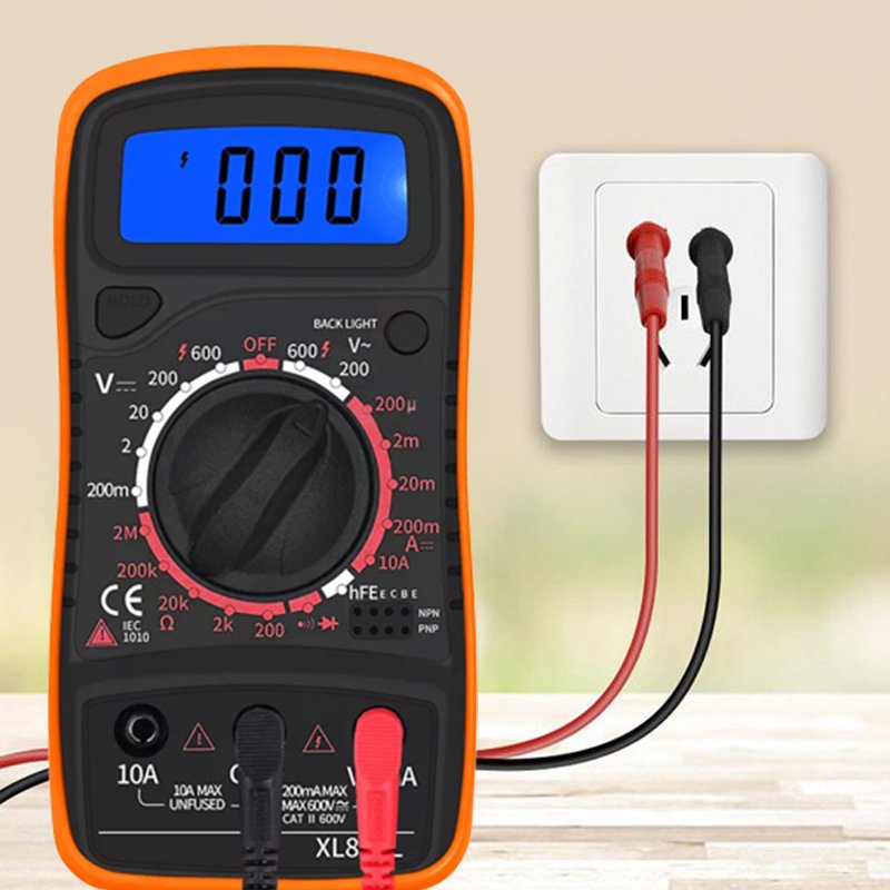 M005A   MIERNIK PRĄDU MULTIMETR LCD CYFROWY UNIWERSALNY -E570