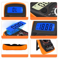 M005A   MIERNIK PRĄDU MULTIMETR LCD CYFROWY UNIWERSALNY -E570