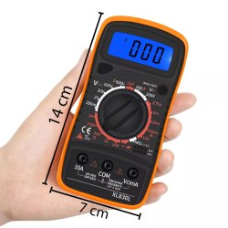 M005A   MIERNIK PRĄDU MULTIMETR LCD CYFROWY UNIWERSALNY -E570