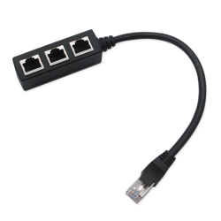 N122 ADAPTER ROZGŁAŁĘŹNIK 1000 MB/S LAN RJ45 3xRJ45 FTP -E397