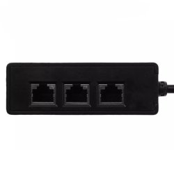 N122 ADAPTER ROZGŁAŁĘŹNIK 1000 MB/S LAN RJ45 3xRJ45 FTP -E397