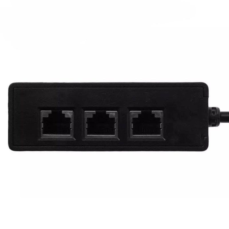 N122 ADAPTER ROZGŁAŁĘŹNIK 1000 MB/S LAN RJ45 3xRJ45 FTP -E397