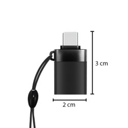 M003D    ADAPTER PRZEJŚCIÓWKA USB-C DO USB 3.0 OTG SOLIDNY -E403