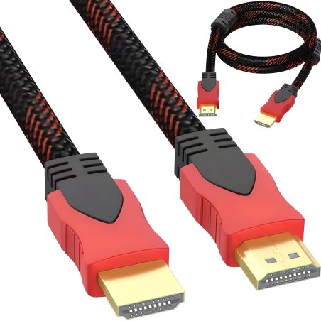 N067 KABEL HDMI FULL HD UHD 4K 3D PRZEWÓD HIGH SPEED 1,5M -E495