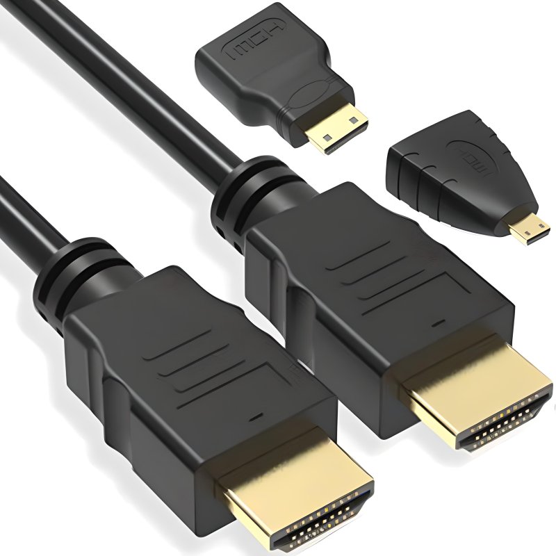 M000   KABEL HDMI 2.0 4K ADAPTERY MINI MICRO UHD 1.5M -E469