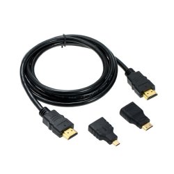 M000   KABEL HDMI 2.0 4K ADAPTERY MINI MICRO UHD 1.5M -E469