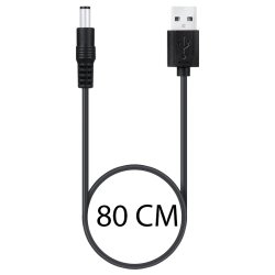 N192 KABEL ZASILAJĄCY ŁADOWARKA USB-DC 5,5 mm 5V E474