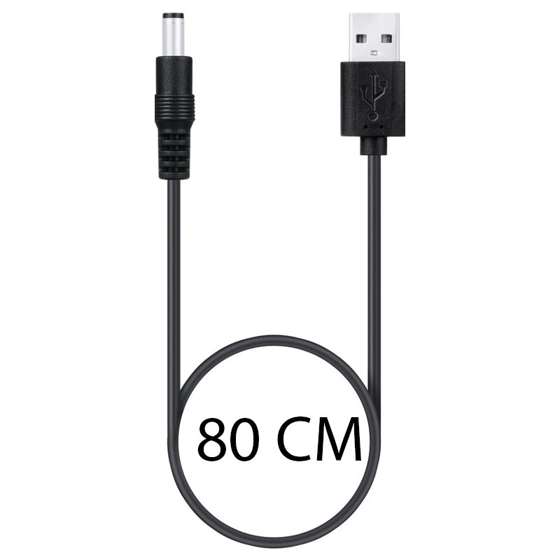 N192 KABEL ZASILAJĄCY ŁADOWARKA USB-DC 5,5 mm 5V E474