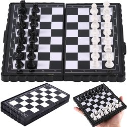 M0000   GRA W SZACHY WARCABY PODRÓŻNE MAGNETYCZNE 2W1 -D061