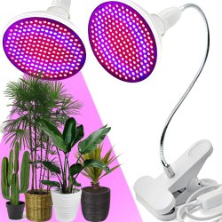 M030F (ALEJA1)  LAMPA PANEL 200 LED DO UPRAWY ROŚLIN 20W WZROSTU -E563