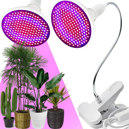 M030F (ALEJA1)  LAMPA PANEL 200 LED DO UPRAWY ROŚLIN 20W WZROSTU -E563