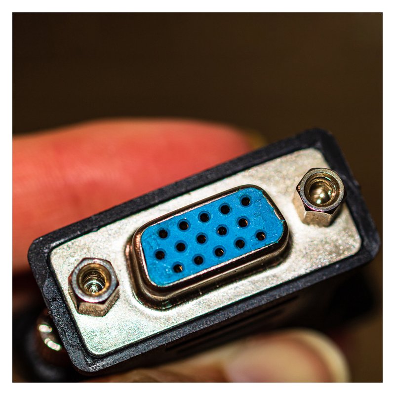 M000  ADAPTER PRZEJŚCIÓWKA D-SUB VGA DO DVI-I KONWERTER -E388 srebrna końcówka