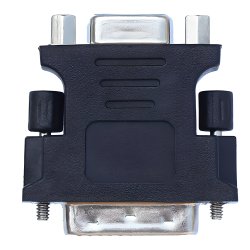 M000  ADAPTER PRZEJŚCIÓWKA D-SUB VGA DO DVI-I KONWERTER -E388 srebrna końcówka