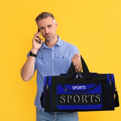 M003B    TORBA PODRÓŻNA DUŻA 20L SPORTOWA TRENINGOWA BAGAŻ - wysyłamy niebieską S071-2