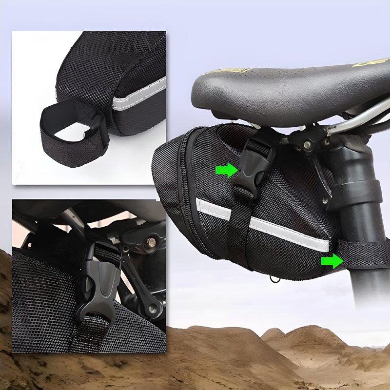 M012D (ALEJA1) N149 TORBA POD SIODEŁKO SAKWA ROWEROWA POJEMNA TYLNA  -S160