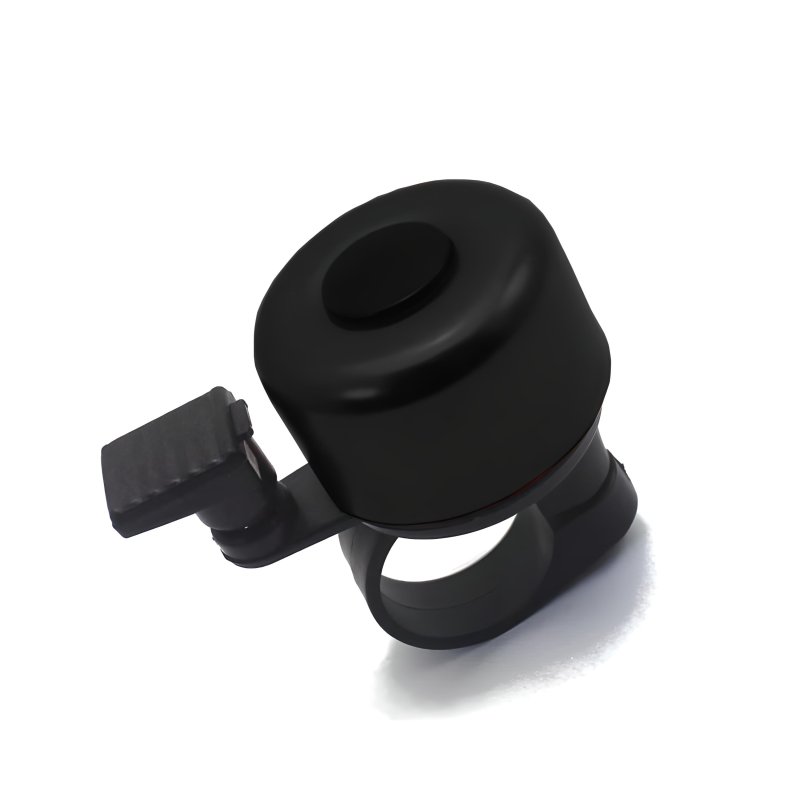 N034 DZWONEK ROWEROWY GŁOŚNY METALOWY NA ROWER ROWEREK-czarny S161