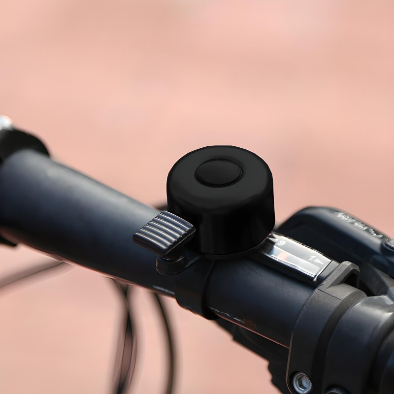 N034 DZWONEK ROWEROWY GŁOŚNY METALOWY NA ROWER ROWEREK-czarny S161