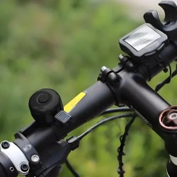 N034 DZWONEK ROWEROWY GŁOŚNY METALOWY NA ROWER ROWEREK-czarny S161