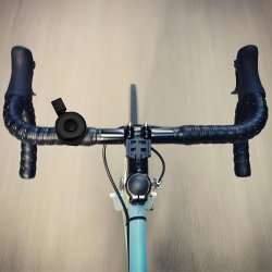 N034 DZWONEK ROWEROWY GŁOŚNY METALOWY NA ROWER ROWEREK-czarny S161