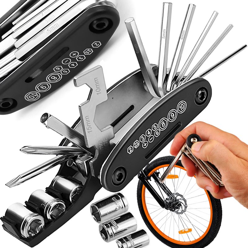 N009 ZESTAW KLUCZY ROWEROWYCH ROWERU IMBUS KLUCZ 16W1 -S008