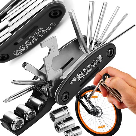 N009 ZESTAW KLUCZY ROWEROWYCH ROWERU IMBUS KLUCZ 16W1 -S008