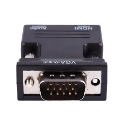 N280 PRZEJŚCIÓWKA ADAPTER KONWERTER HDMI DO VGA + AUDIO  -E467