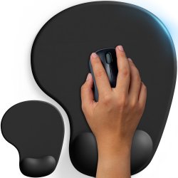 N282  Z001 ERGONOMICZNA PODKŁADKA POD MYSZ MYSZKĘ NADGARSTEK  -E727