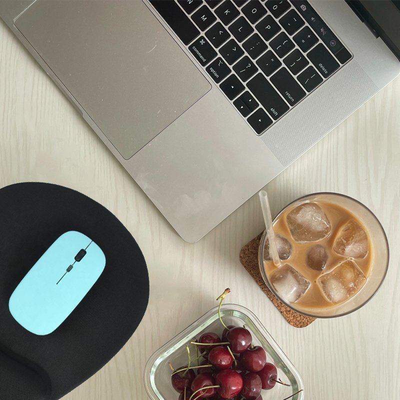 N282  Z001 ERGONOMICZNA PODKŁADKA POD MYSZ MYSZKĘ NADGARSTEK  -E727