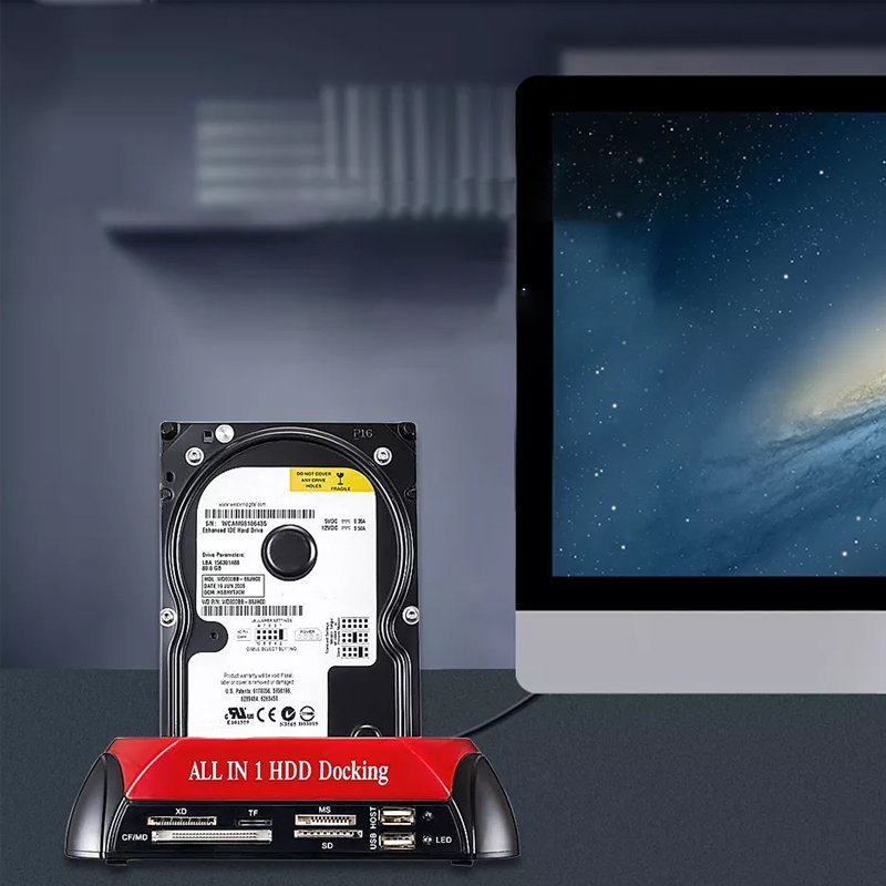 M002A   STACJA DOKUJĄCA DYSKÓW SATA IDE ATA HDD USB MINI -E068