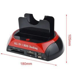 M002A   STACJA DOKUJĄCA DYSKÓW SATA IDE ATA HDD USB MINI -E068