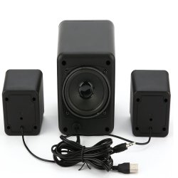 M045C (ALEJA2) GŁOŚNIKI KOMPUTEROWE 2.1 PODŚWIETLENIE LED USB 5W białe 98768089-1