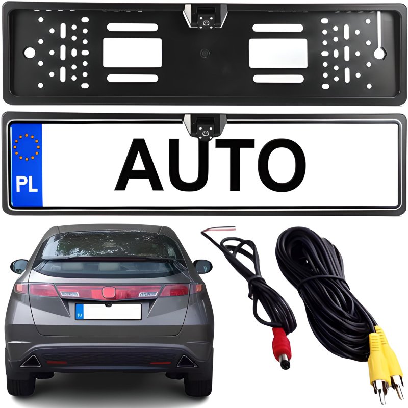 M019B (Aleja1) KAMERA COFANIA Z LED TABLICA REJESTRACYJNA 2SZT -wysyłamy po 2 szt M007❗❗❗❗❗❗❗❗❗❗❗