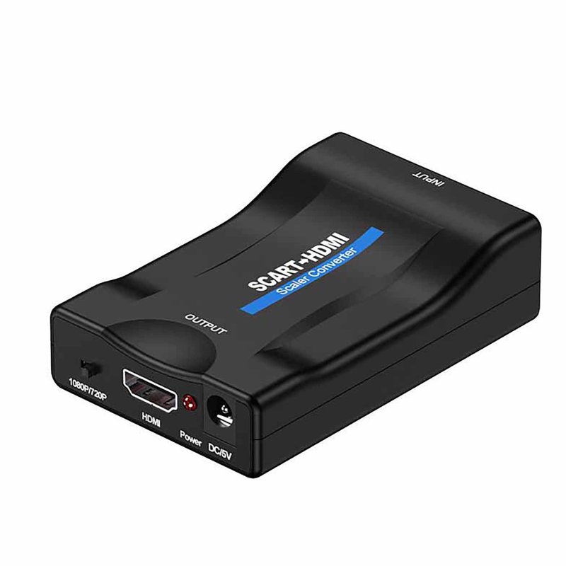 M002E   ADAPTER KONWERTER SCART DO NA HDMI AV EURO FULL HD -E392